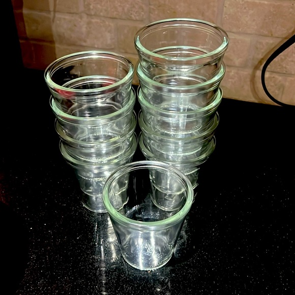 Short glasses 10 total 3 1/4 inches - Picture 1 of 1